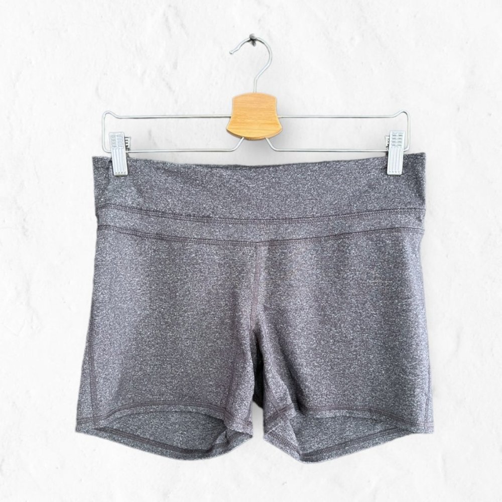 Old Navy Active Compression Shorts Carbon Heather Grey 3" Inseam Size Large